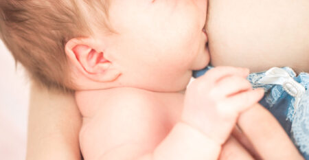 Mother,Breast,Feeding,Her,Baby